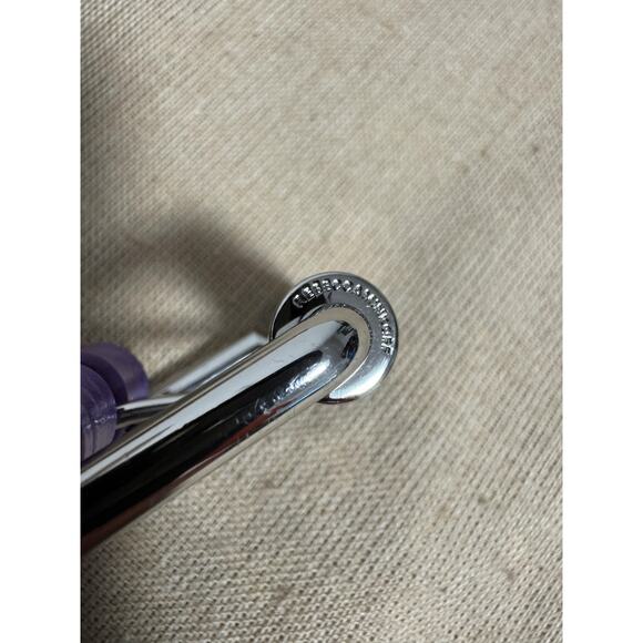 Rebecca Minkoff Belt Womens One Size Purple Crocodile Embossed Studded Patent - Picture 7 of 8